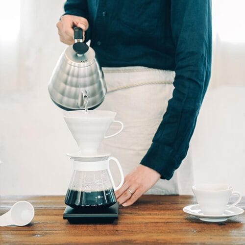 V60 Ceramic Dripper Set 02 - White (2)