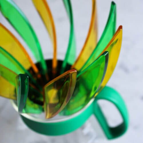 SUIREN Rib 6-Piece Set - Transparent Green (1)