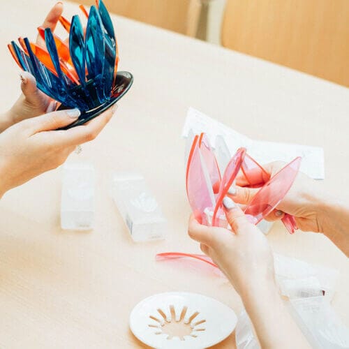 SUIREN Rib 6-Piece Set - Transparent Pink (3)